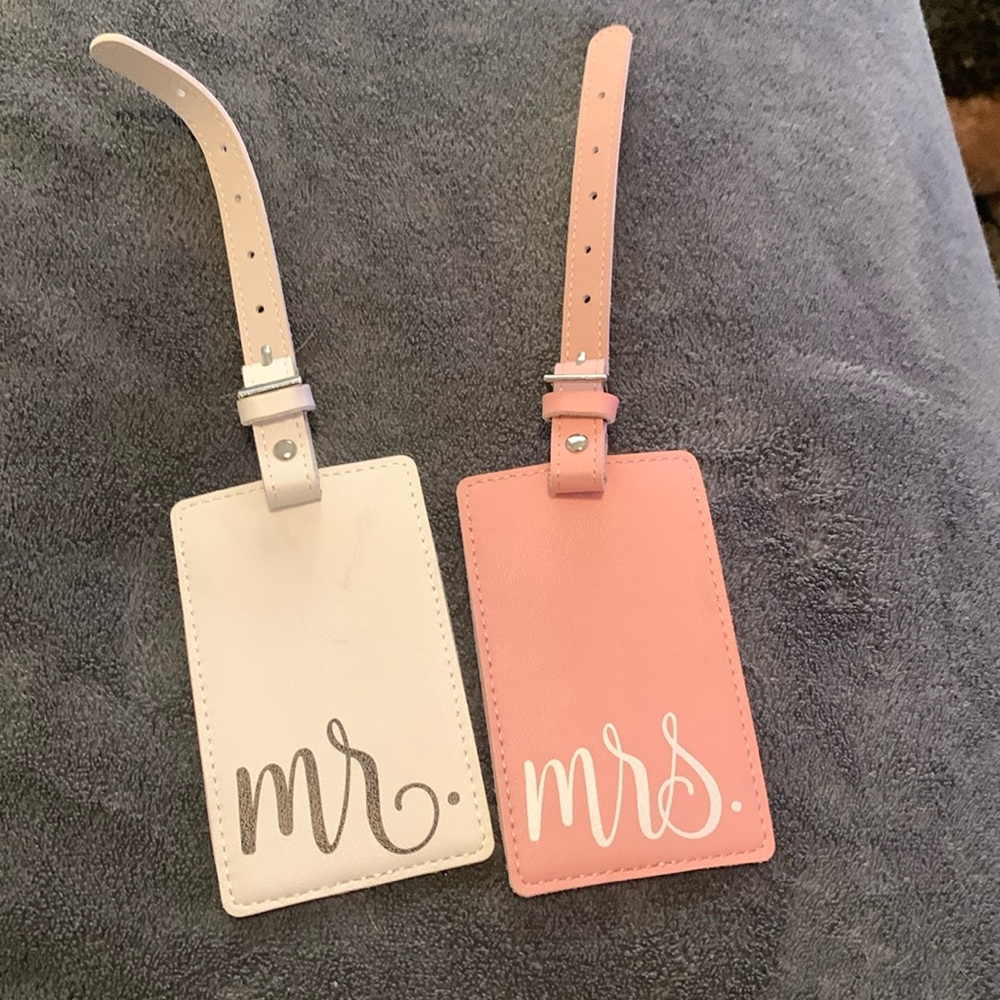 Mr & Mrs Luggage Tags